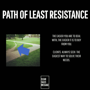 PATH OF LEAST RESISTANCE