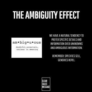 The Ambiguity Effect