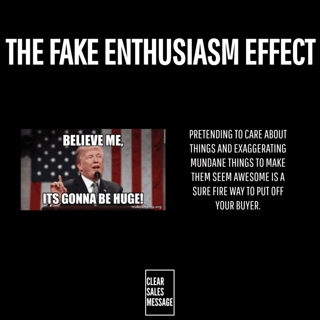 the-fake-enthusiasm-effect-clear-sales-message